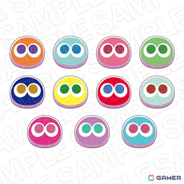 京まふ2025で販売されている「ラブライブ！シリーズ×ぷよぷよ」グッズの同時通販が開始！スクエアカンバッジやアクリルジオラマなどがラインナップの画像3