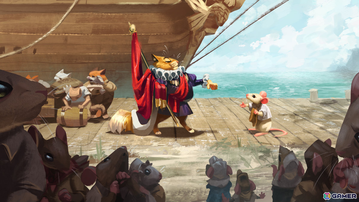 支配者ネコによる重税に耐えながらネズミのコロニーを築く都市建設ゲーム「Whiskerwood」が11月6日にリリースの画像
