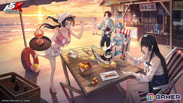 「ペルソナ5: The Phantom X」水着姿のキャラたちが登場するイベント“夏だ！水着だ！SEA TIME！前編”が開催！素羽・トロピカルも登場の画像1