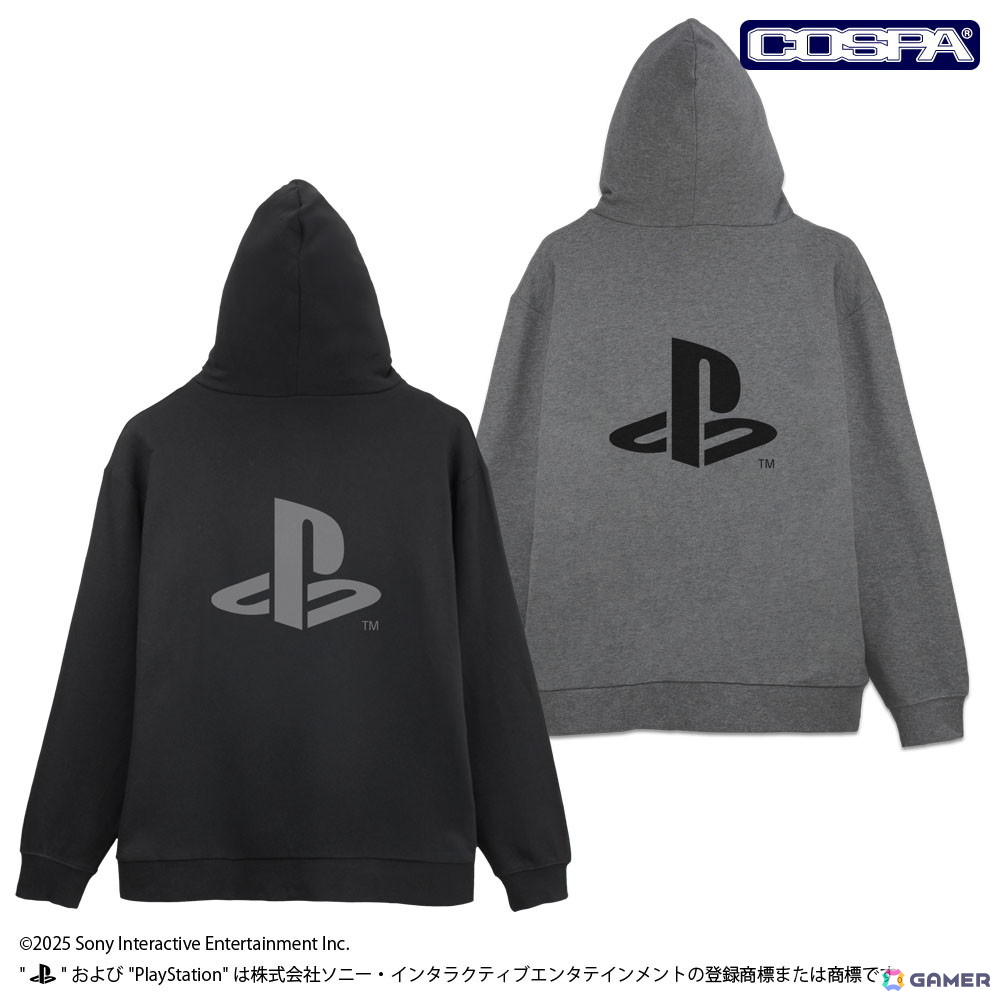 コスパよりプレイステーションのロゴデザインなどを使用したアパレルグッズが登場!TGS2025では一部商品の先行販売もの画像