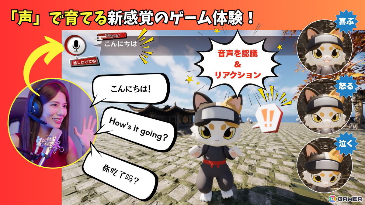 おしゃべり育成×バトルRPG「NINJA CATS: Tactics」のキャラクターボイスに犬山たまきさん、稲荷いろはさんらVTuber事務所「のりプロ」の7名が出演！の画像2