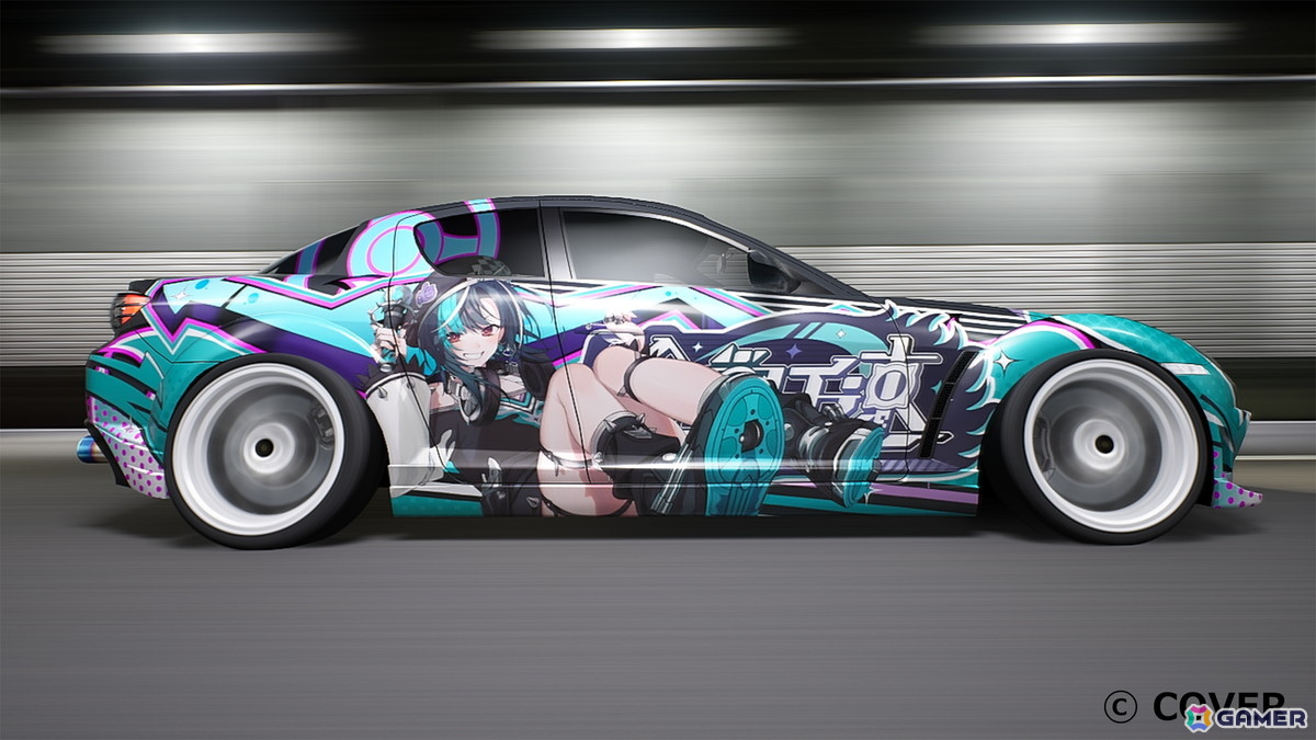 輪堂千速さんの乗るカスタマイズカー「CHIHAYA」（ベース車両：MAZDA RX-8）