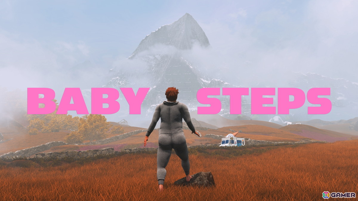 「壺おじ」などのBennett Foddyによる無職のおじさんを操るウォーキングシミュレーター「Baby Steps」PS5/Steam版が配信！の画像