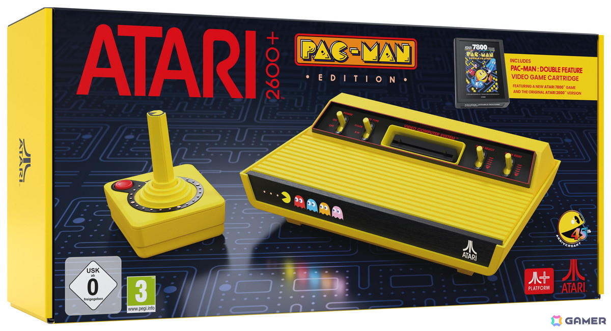 Plug & Play TV Games Atari 2600 未開封品 パックマン』仕様のAtari 2600+が予約開始。ワイヤレス