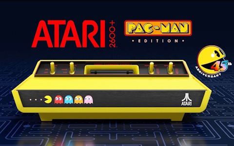 「Atari 2600+ パックマンエディション」がPLAIONより11月下旬に発売！カラフルなワイヤレスジョイスティックの単品販売も