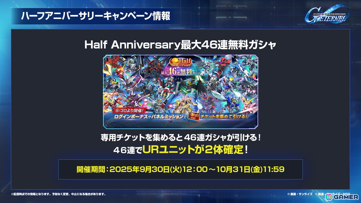 「SDガンダム ジージェネエターナル」メインステージに「機動戦士ガンダムUC」と「機動武闘伝Gガンダム」が9月30日に追加！の画像10