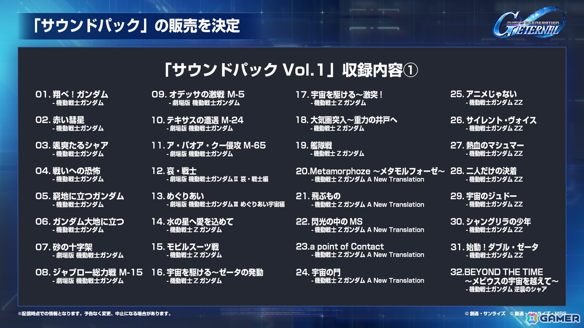 「SDガンダム ジージェネエターナル」メインステージに「機動戦士ガンダムUC」と「機動武闘伝Gガンダム」が9月30日に追加!の画像
