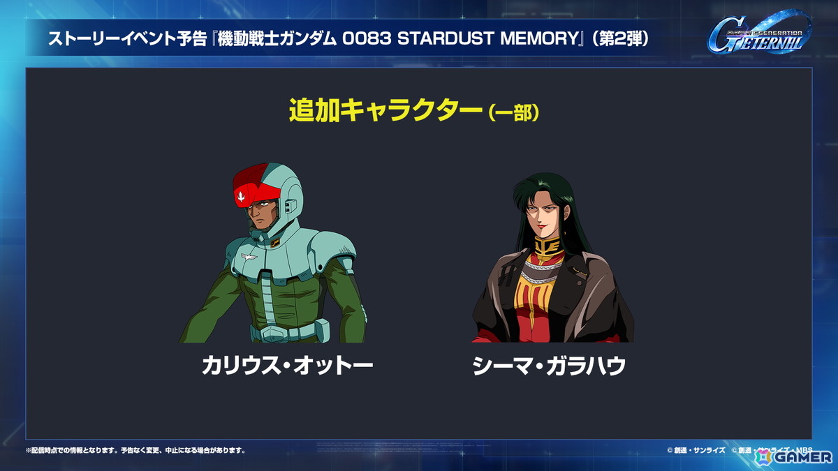 「SDガンダム ジージェネエターナル」メインステージに「機動戦士ガンダムUC」と「機動武闘伝Gガンダム」が9月30日に追加！の画像24