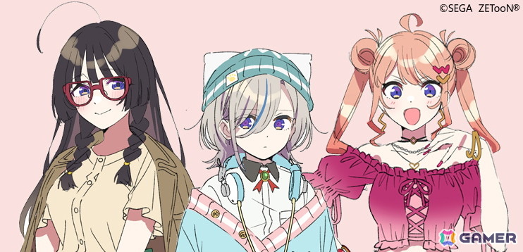 レナ（中央）、サヤカ（右）、リズ（左）の三姉妹が繰り広げる新たな”物語”