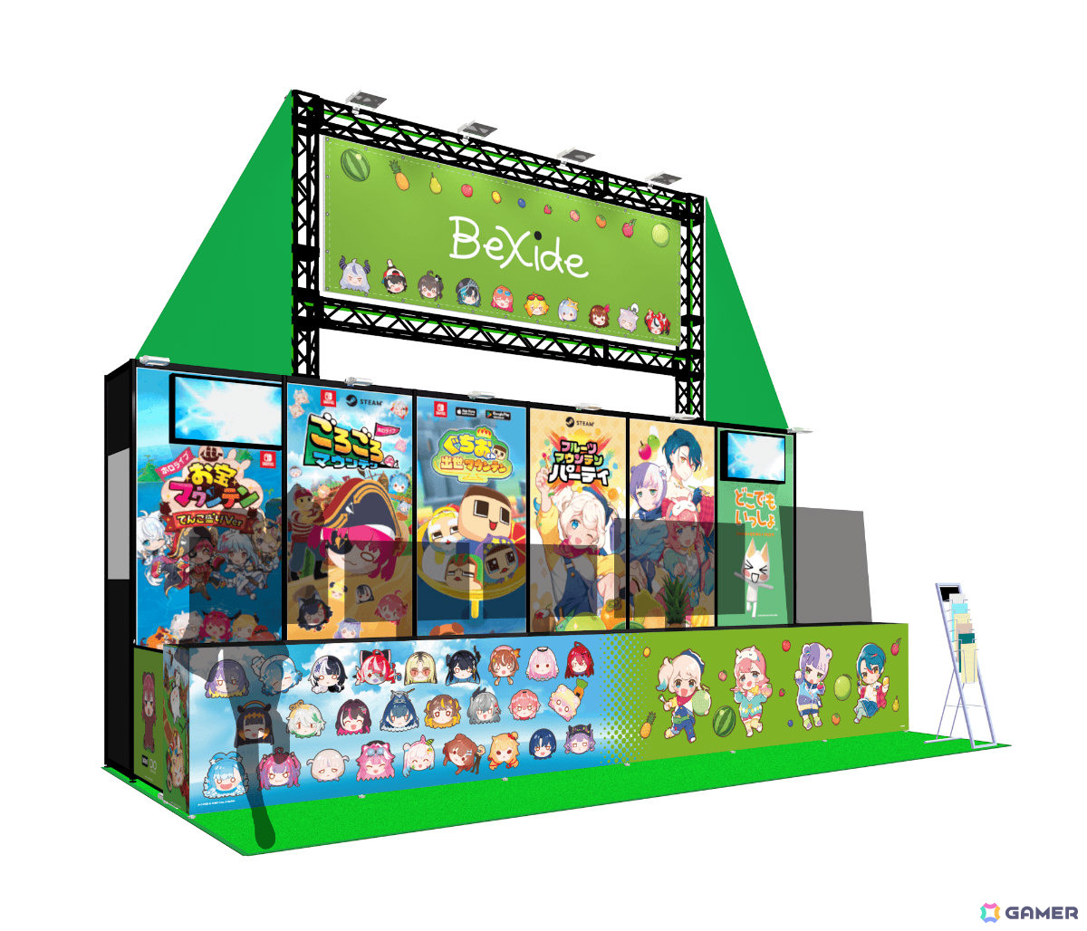 「ホロライブごろごろマウンテンDX」がSwitchで2025年冬にリリース！TGS2025にていち早く体験できるの画像