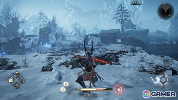オープンフィールドとなった「仁王3」で平安時代の雪原を探索！強敵・武田信玄との死闘では大技返しを決め続けた高揚感が抑えきれず…【TGS2025】の画像4