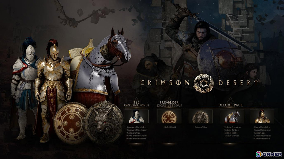 「紅の砂漠」のリリース日が2026年3月20日に決定！クリフ＆ゴールデンスターの限定17インチジオラマなどが付いたコレクターズエディションも登場の画像