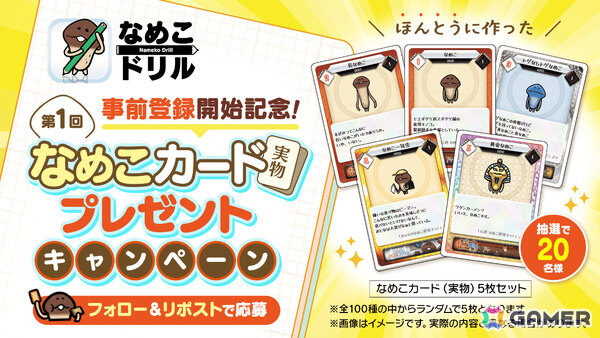なめこのことどれだけ知ってる？クイズやカード集めを楽しめる「なめこドリル」が10月上旬に配信の画像4