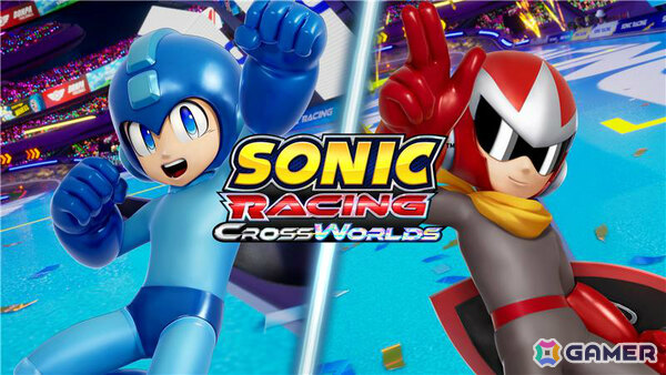 本日発売の「ソニックレーシング クロスワールド」にロックマンとブルースが参戦決定!マシン・ラッシュロードスターやコース・ワイリーキャッスルも登場の画像1