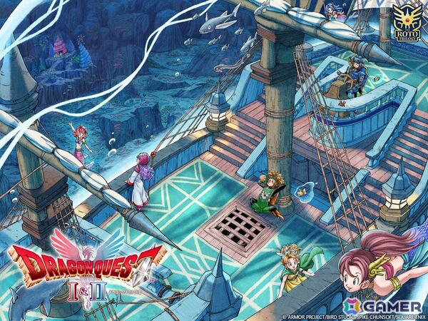 HD-2D版「ドラゴンクエストII」に登場する新たな冒険の舞台「海底」を紹介！人魚族を守り、海の平和を取り戻そうの画像1