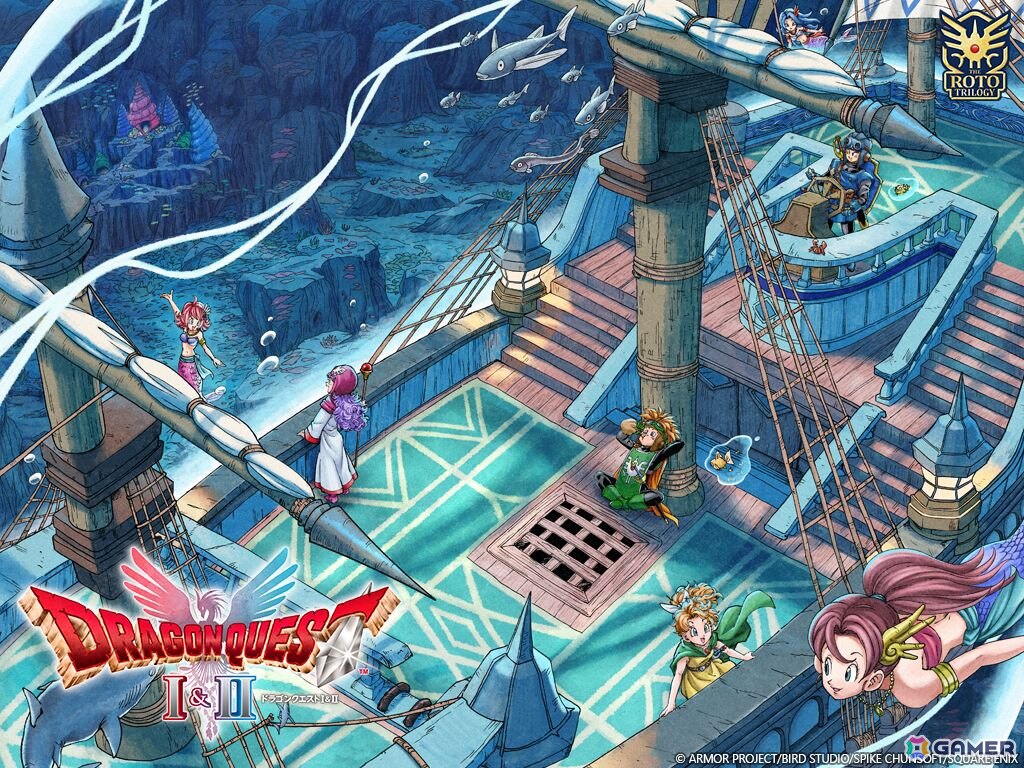 HD-2D版「ドラゴンクエストII」に登場する新たな冒険の舞台「海底」を紹介!人魚族を守り、海の平和を取り戻そうの画像