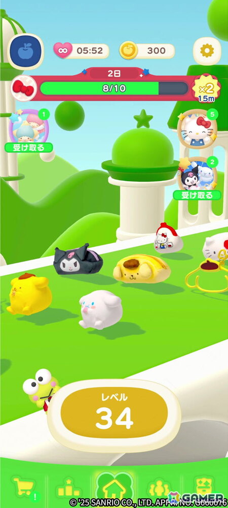 直感的でカジュアルに楽しめる3マッチパズル「ハローキティ マーチマッチ」先行プレイレポートの画像