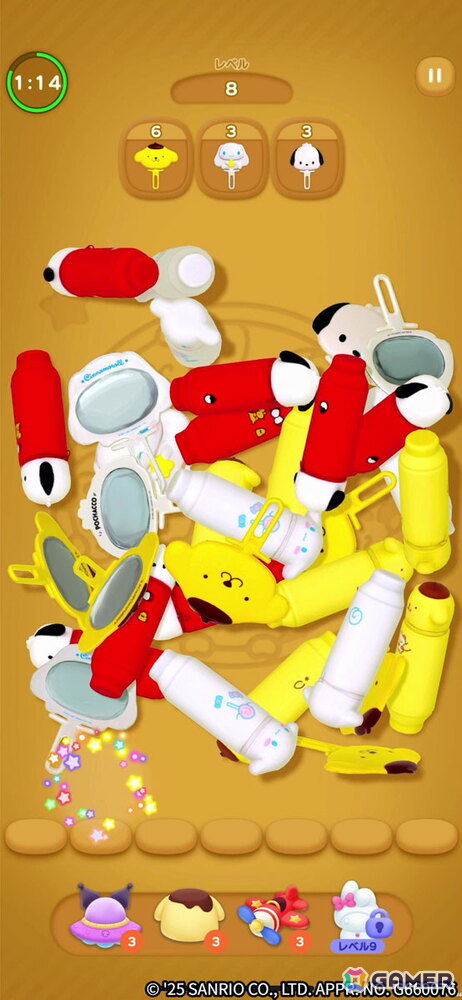 直感的でカジュアルに楽しめる3マッチパズル「ハローキティ マーチマッチ」先行プレイレポートの画像