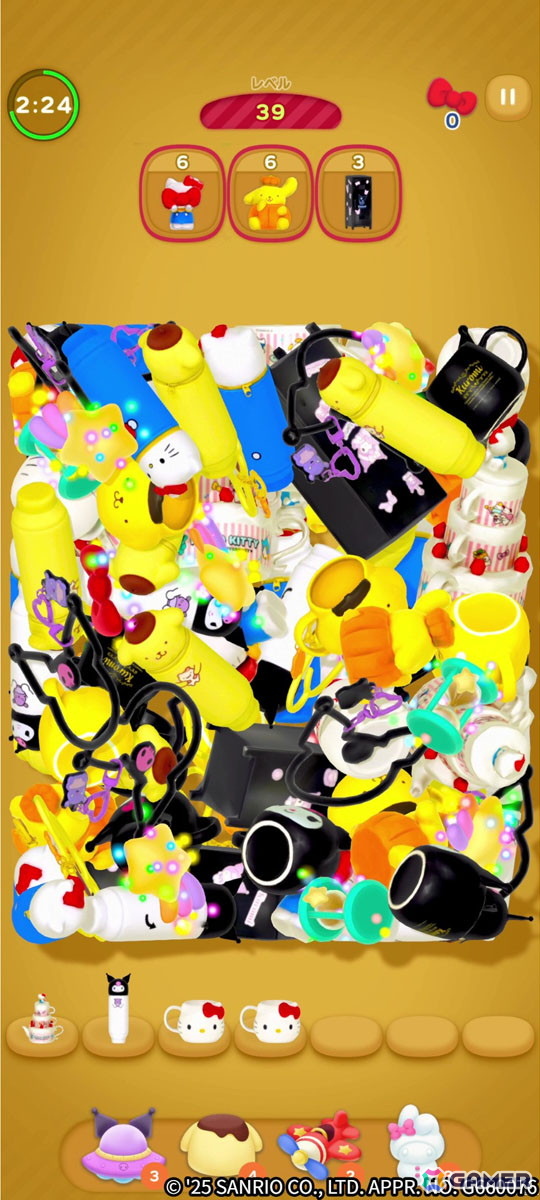 直感的でカジュアルに楽しめる3マッチパズル「ハローキティ マーチマッチ」先行プレイレポートの画像