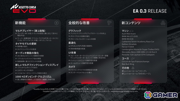 「Assetto Corsa EVO」初のマルチプレイモード実装の早期アクセスアップデート（Ver.0.3）が配信！新車種やコースも追加の画像39