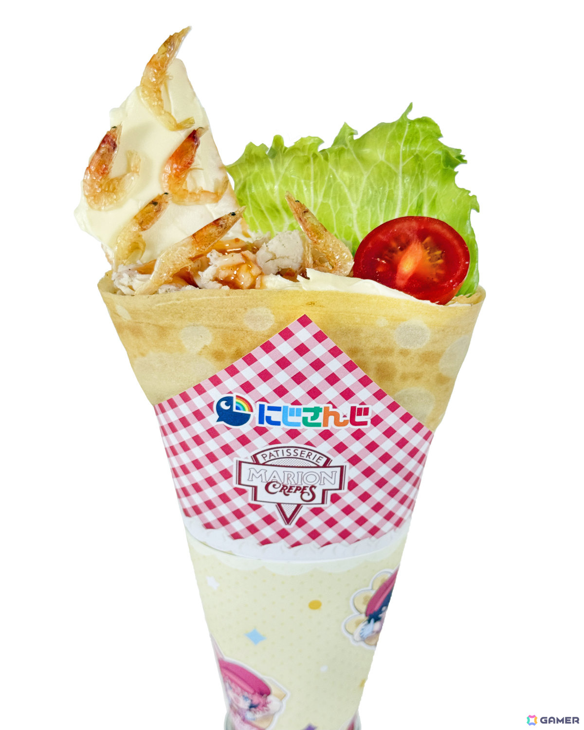 緋八マナのえびせんにエビ1000クレープ