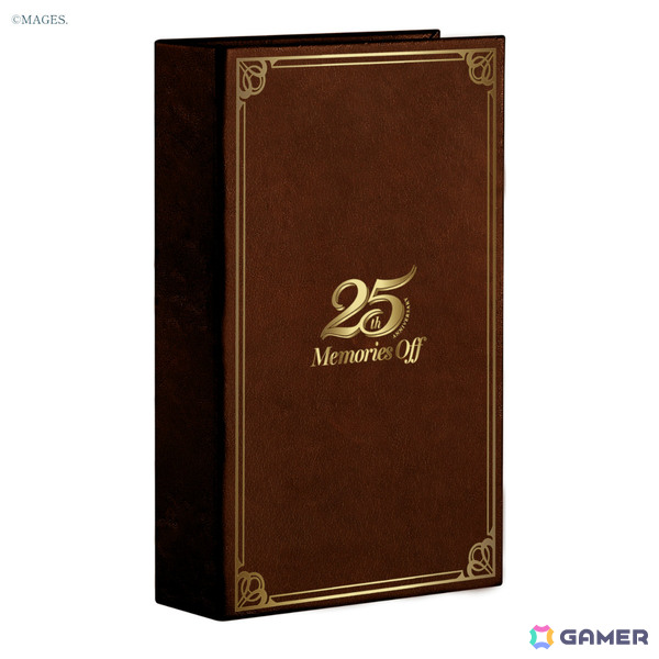 ボックスには公式ロゴと25周年の文字が刻印されている