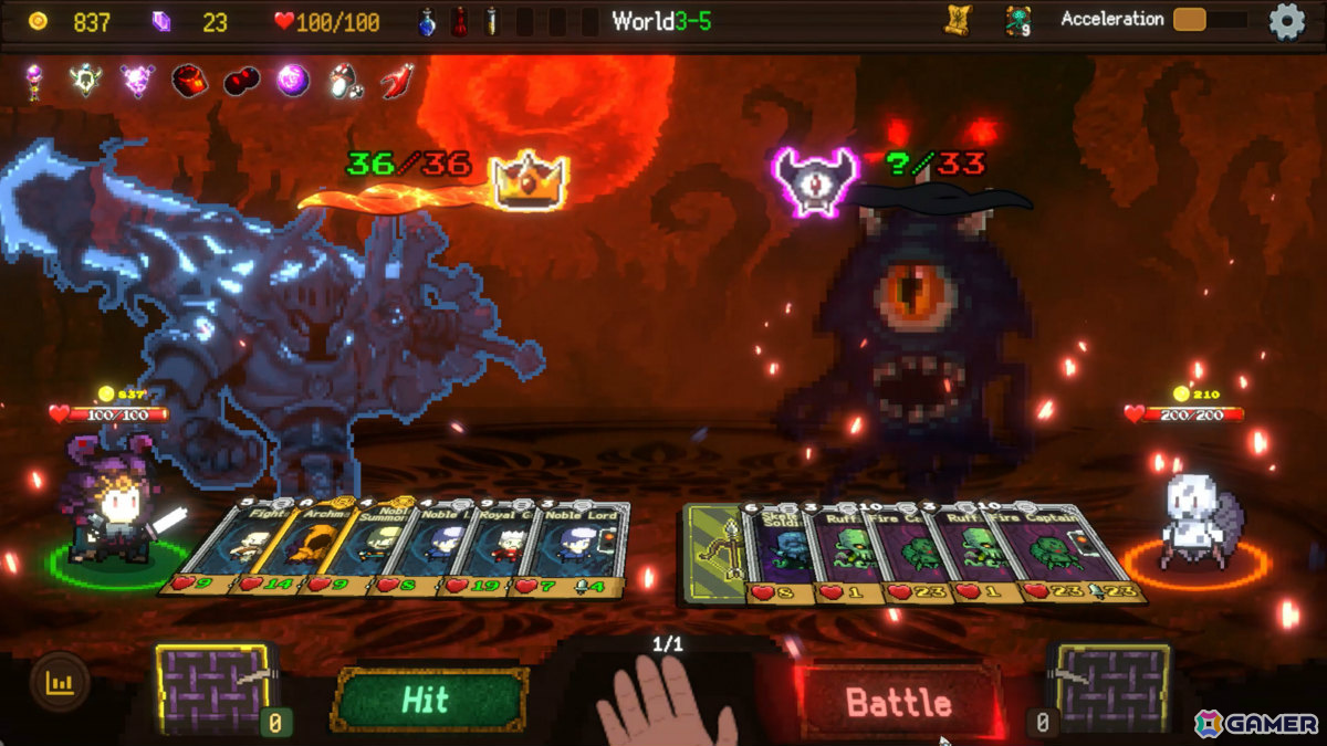 ブラックジャック×デッキ構築型ローグライク「神の一手」のデモ版がSteamで公開！敵と対戦しながら迷宮からの生還を目指せの画像3