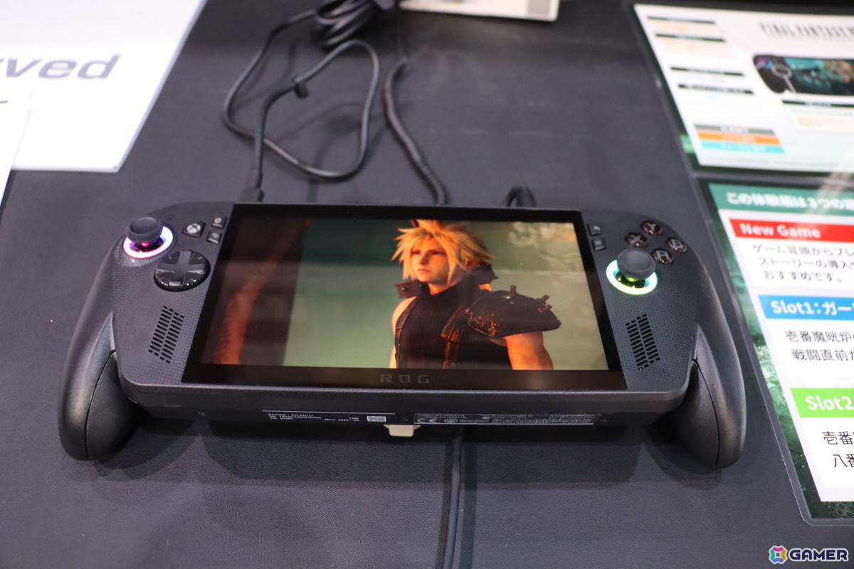 Switch 2版＆ROG Xbox Ally X版「FFVII リメイク インターグレード」プレイレポート：手のなかでの快適なプレイでありながら、まったく感動を損なわない！【TGS2025】の画像