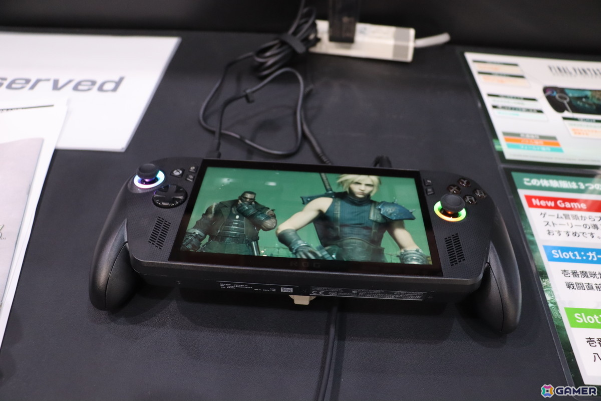 Switch 2版＆ROG Xbox Ally X版「FFVII リメイク インターグレード」プレイレポート：手のなかでの快適なプレイでありながら、まったく感動を損なわない！【TGS2025】の画像