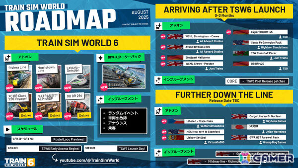3つの路線で多彩な列車を操る鉄道シミュレーション「Train Sim World 6」の先行アクセスが開始！の画像5