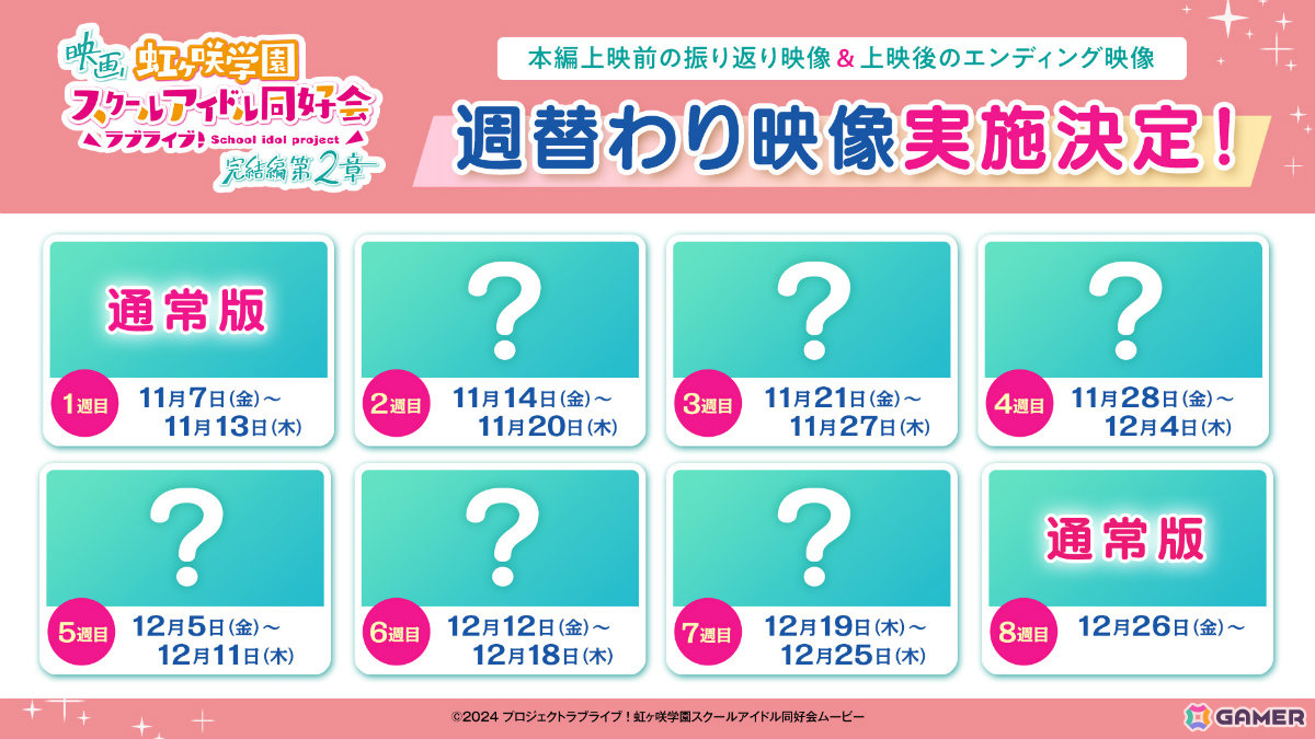 映画「ラブライブ!虹ヶ咲学園スクールアイドル同好会 完結編 第2章」メンバーたちの悩みや想い、劇中パフォーマンスの新規カットなどを映した本予告が公開!の画像