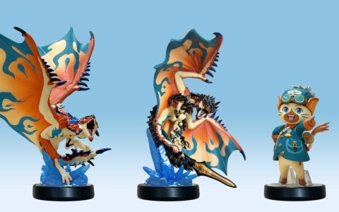 「モンスターハンターストーリーズ3 ~運命の双竜~」レウス、レウスV、ルディのamiiboがソフトと同日に発売!