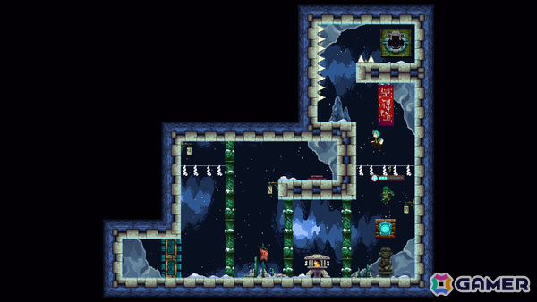 断片化された世界を冒険するピクセルアートパズルアクション「Forgotten Fragments」がSteamで配信中の画像