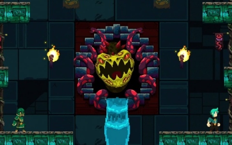 断片化された世界を冒険するピクセルアートパズルアクション「Forgotten Fragments」がSteamで配信中