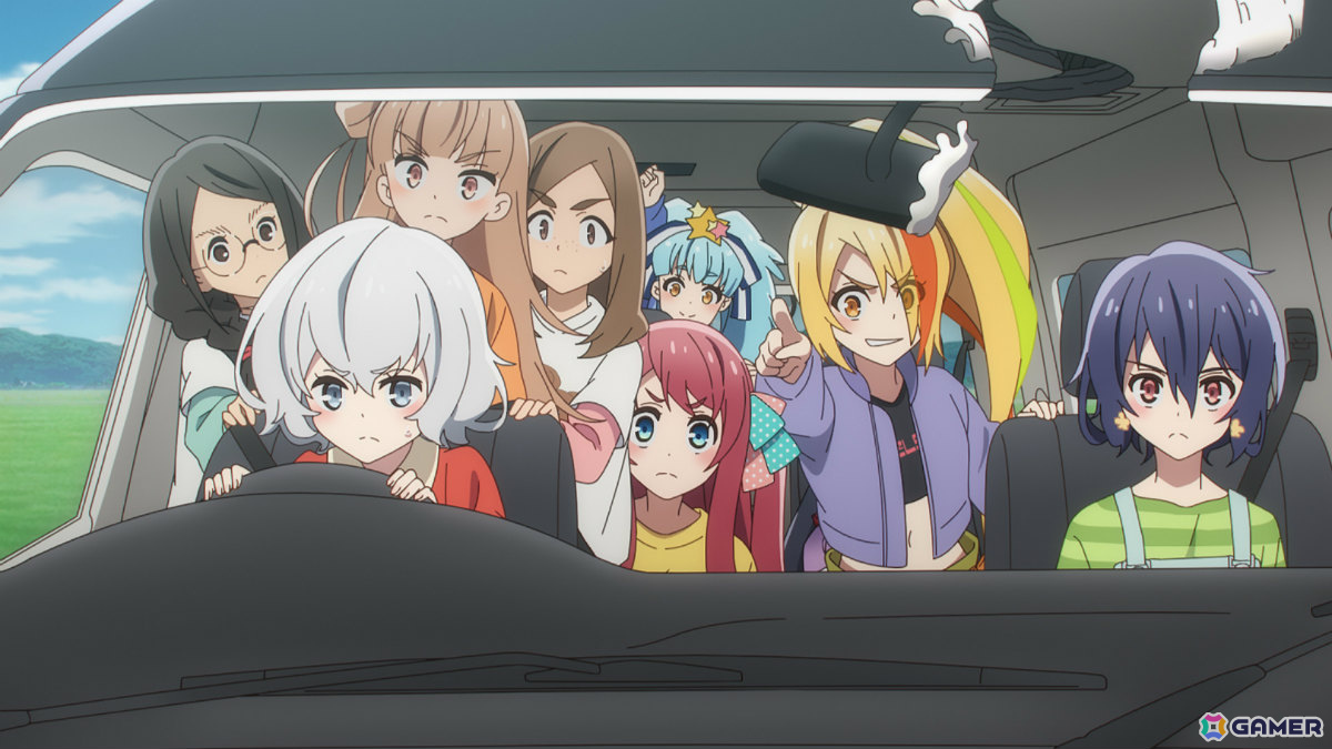 劇場版「ゾンビランドサガ ゆめぎんがパラダイス」1期OPのジャージ姿で宇宙船に立ち向かうフランシュシュなどを映した場面写真が公開！の画像2
