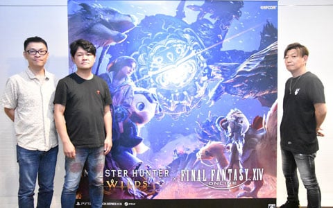 「モンスターハンターワイルズ」×「FFXIV」コラボインタビュー：15年以上の付き合いの中でタイミングも合って実現したコラボ第二弾！【TGS2025】の画像