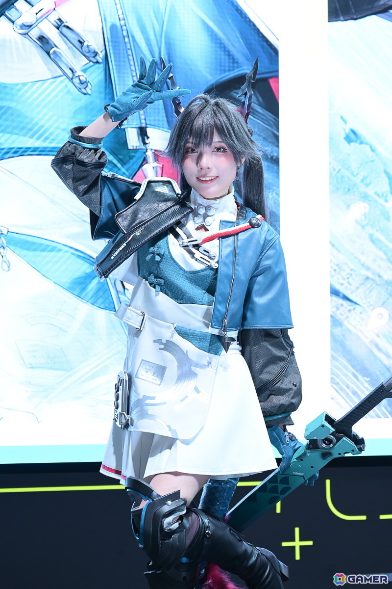 「アークナイツ：エンドフィールド」試遊＆ブースレポート！「集成工業システム」を再現した大模な仕掛けとコスプレイヤーのステージがアツい【TGS2025】の画像13