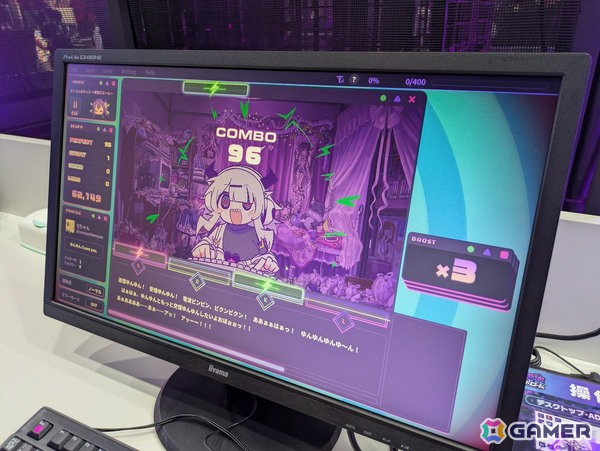 電波塔が目印のアライアンス・アーツ ブースで「ゆんゆん電波シンドローム」を試遊！往年の電波ソングでのリズムゲームは思わずノリノリ状態に【TGS2025】の画像12