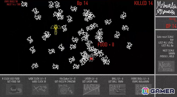 虫を潰してビートを刻むクリッカーゲーム「my Best life my Pest life」のSteamストアページが公開！「カルトに厳しいギャル」のbhaskara氏が中村修人氏と共同制作した新作の画像1