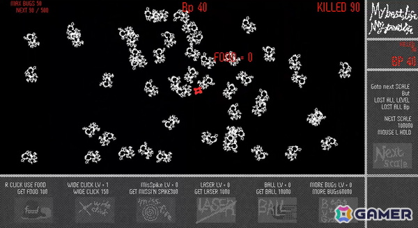 虫を潰してビートを刻むクリッカーゲーム「my Best life my Pest life」のSteamストアページが公開！「カルトに厳しいギャル」のbhaskara氏が中村修人氏と共同制作した新作の画像2