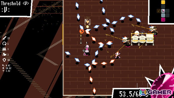 時間停止で容赦ない弾幕攻撃を避けるアクションローグライク「タイムスナッチャーハンディー」がSteam Nextフェスに出展！の画像5