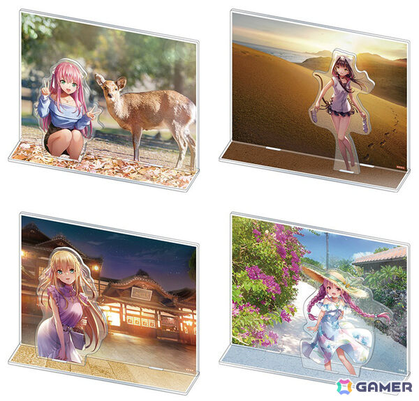 「ヘブバン」名所を訪れるめぐみ、可憐、つかさ、タマの描き下ろしグッズが発売！特典ポストカードがもらえるアニメイトフェアも開催の画像2