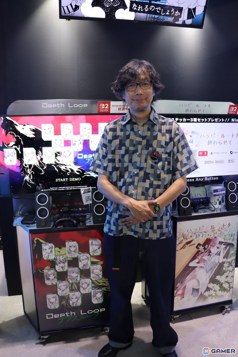 イシイジロウ氏が手がけるKEMCO新作人狼アドベンチャー「Depth Loop」高度な人狼AIを搭載したゲームを目指して作られる本作に期待！【TGS2025】の画像12