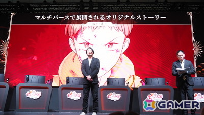 (左から)ネットマーブル 日本事業本部長 山下大和氏、OooDaさん