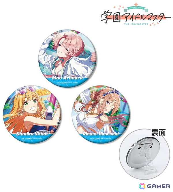 「学マス」倉本千奈、篠澤広のカードイラストを使用したマルチデスクマットが登場！缶バッジやアクリルネームプレートなどのグッズも受注受付中の画像3