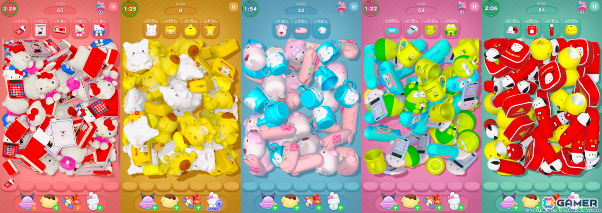 「ハローキティ マーチマッチ」の正式サービスが開始!サンリオキャラクターズのかわいいグッズがパズルゲームにの画像
