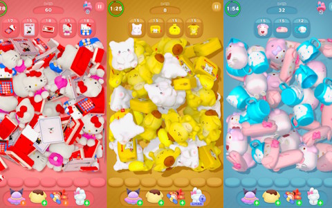 「ハローキティ マーチマッチ」の正式サービスが開始!サンリオキャラクターズのかわいいグッズがパズルゲームに