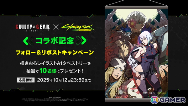 「GUILTY GEAR -STRIVE-」でアニメ「サイバーパンク: エッジランナーズ」コラボコンテンツ追加のアップデートが10月9日に配信!の画像6