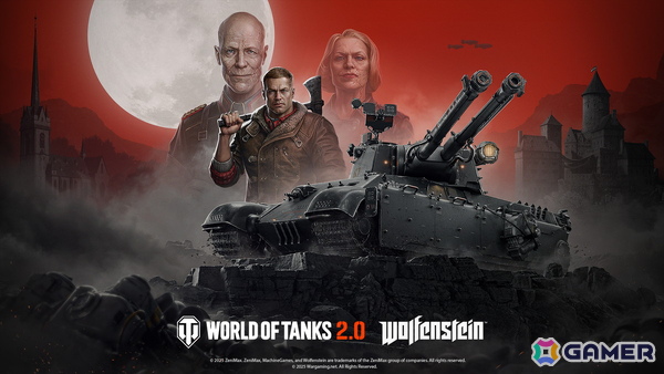 「World of Tanks」とMachineGamesの代表作「Wolfenstein」のコラボが10月2日より開催！B.J.ブラスコヴィッチが戦車長として登場の画像1