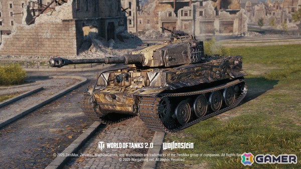 「World of Tanks」とMachineGamesの代表作「Wolfenstein」のコラボが10月2日より開催！B.J.ブラスコヴィッチが戦車長として登場の画像2
